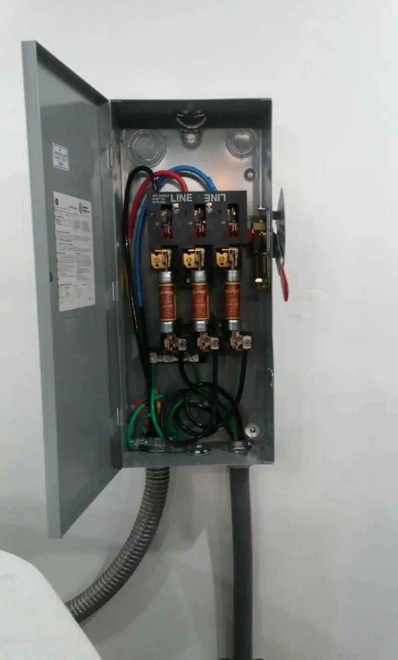 Three-phase disconnect switch installed for Electrical Wiring & Rewiring in Seaside Park