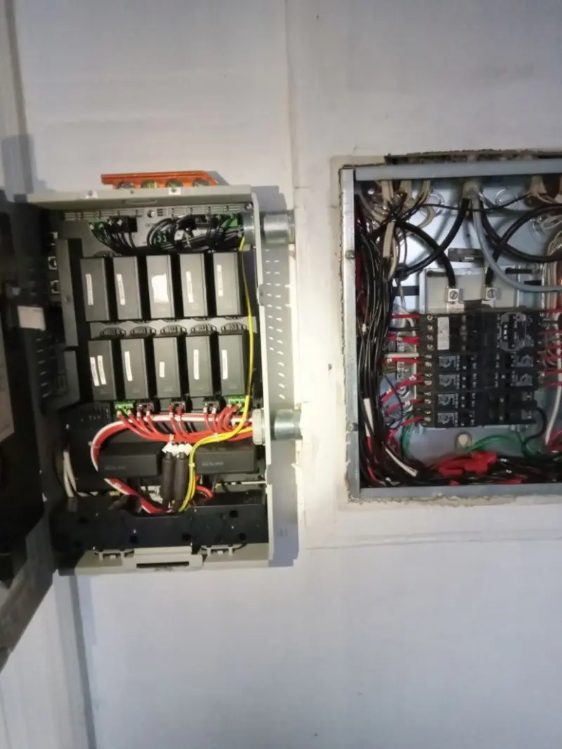 Electrical panel upgrade completed for Security Camera Wiring in Seaside Park